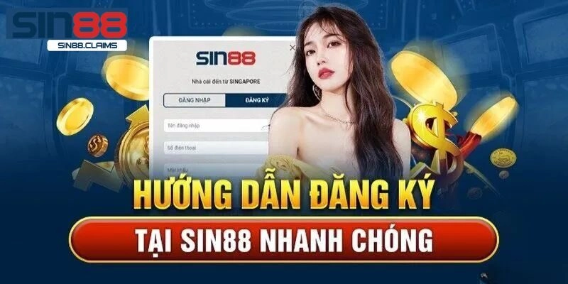 Quy trình đăng ký tài khoản Sin88 siêu đơn giản